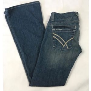 WILLIAM RAST SAVORY LOW RISE JEANS SIZE 25